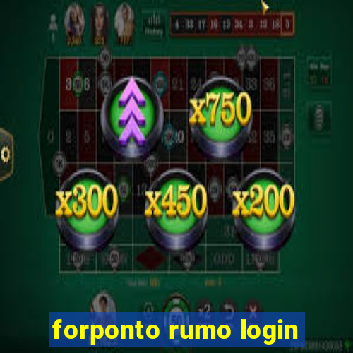 forponto rumo login